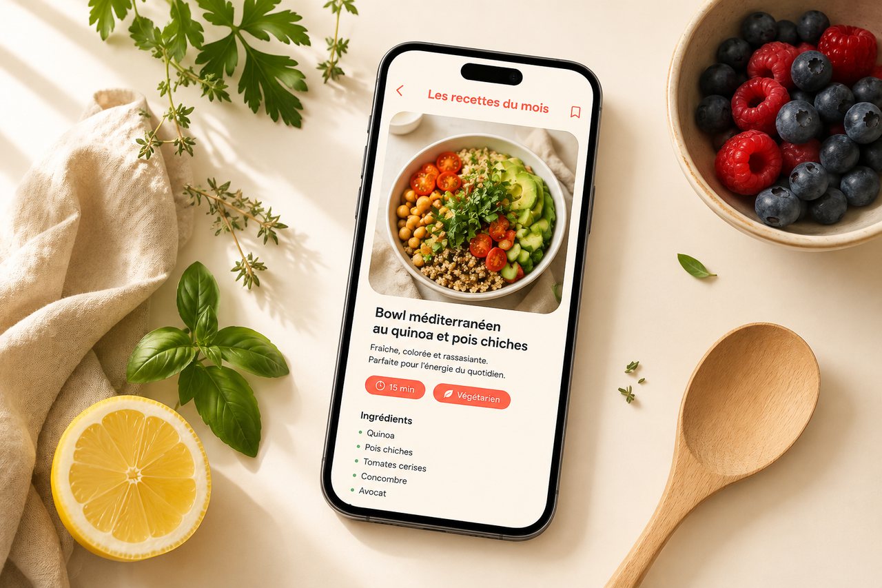 Les nouvelles recettes du mois